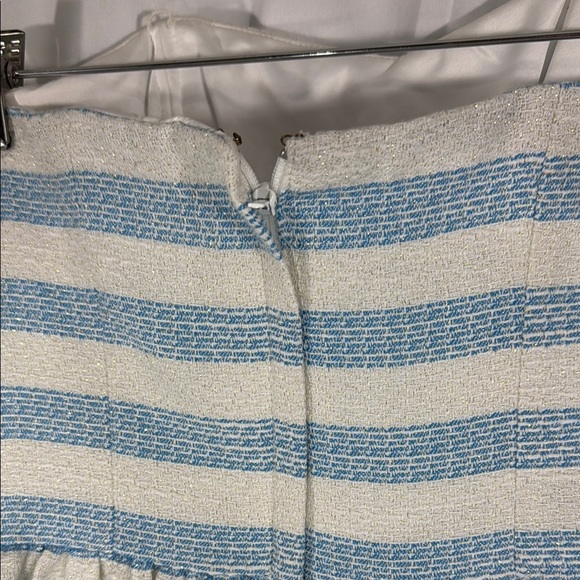 Lilly Pulitzer Striped Blue and White Strapless Dress Size 00 - Picture 6 of 9